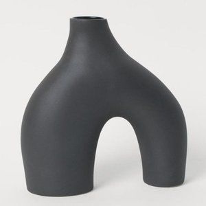NWT H&M Large Black Vase